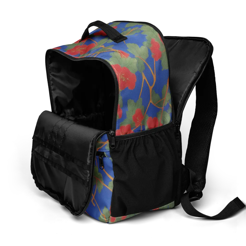 Scarlet Vine on Utility Backpack — Product details 2