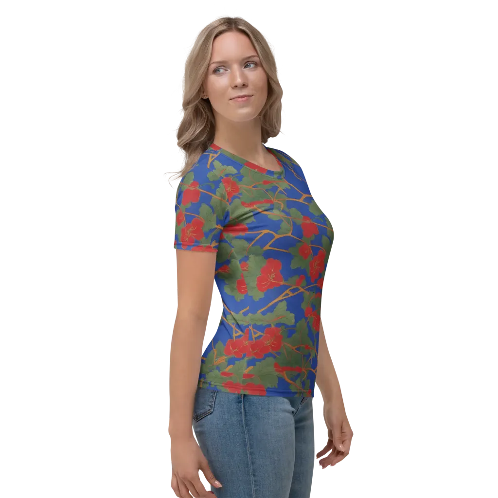 Scarlet Vine on Women's Crew Neck T-Shirt — Right