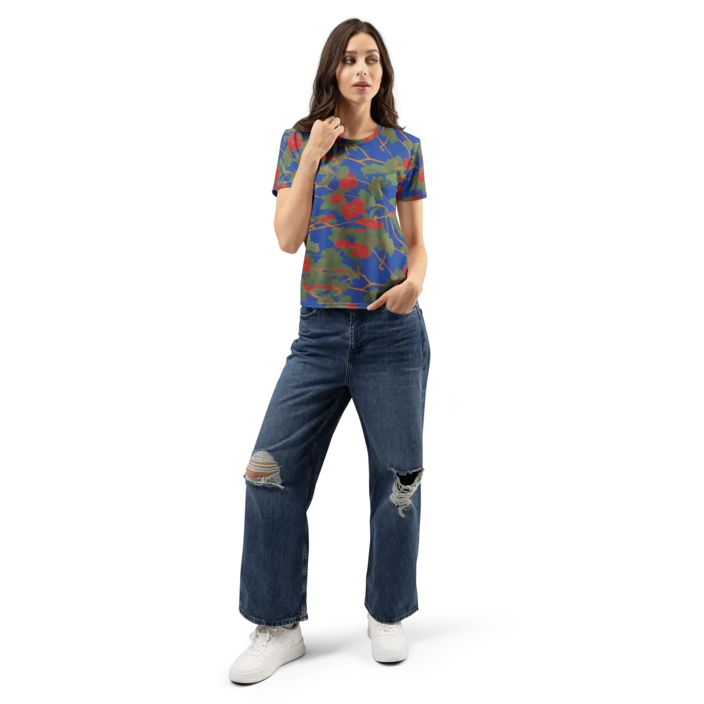 Scarlet Vine on Women's Crew Neck T-Shirt — Front