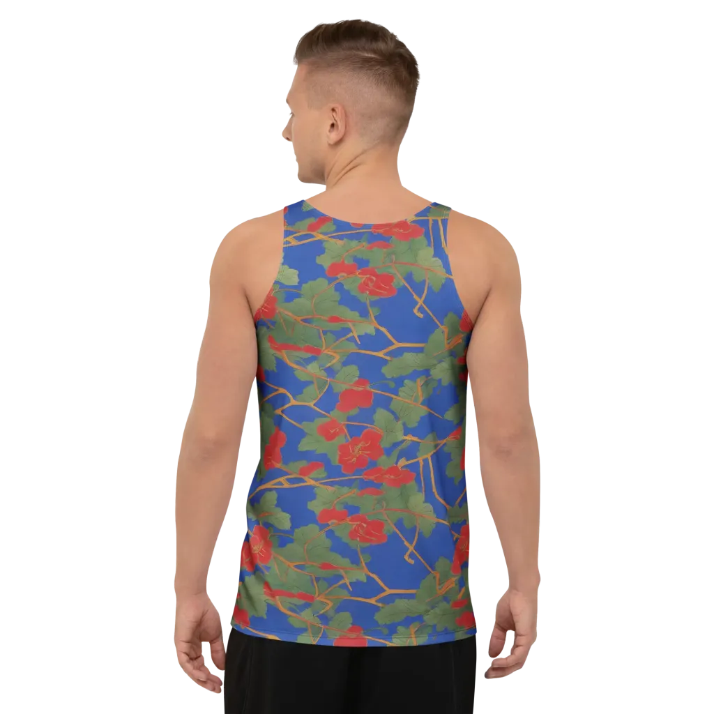 Scarlet Vine on Men's Tank Top — Back