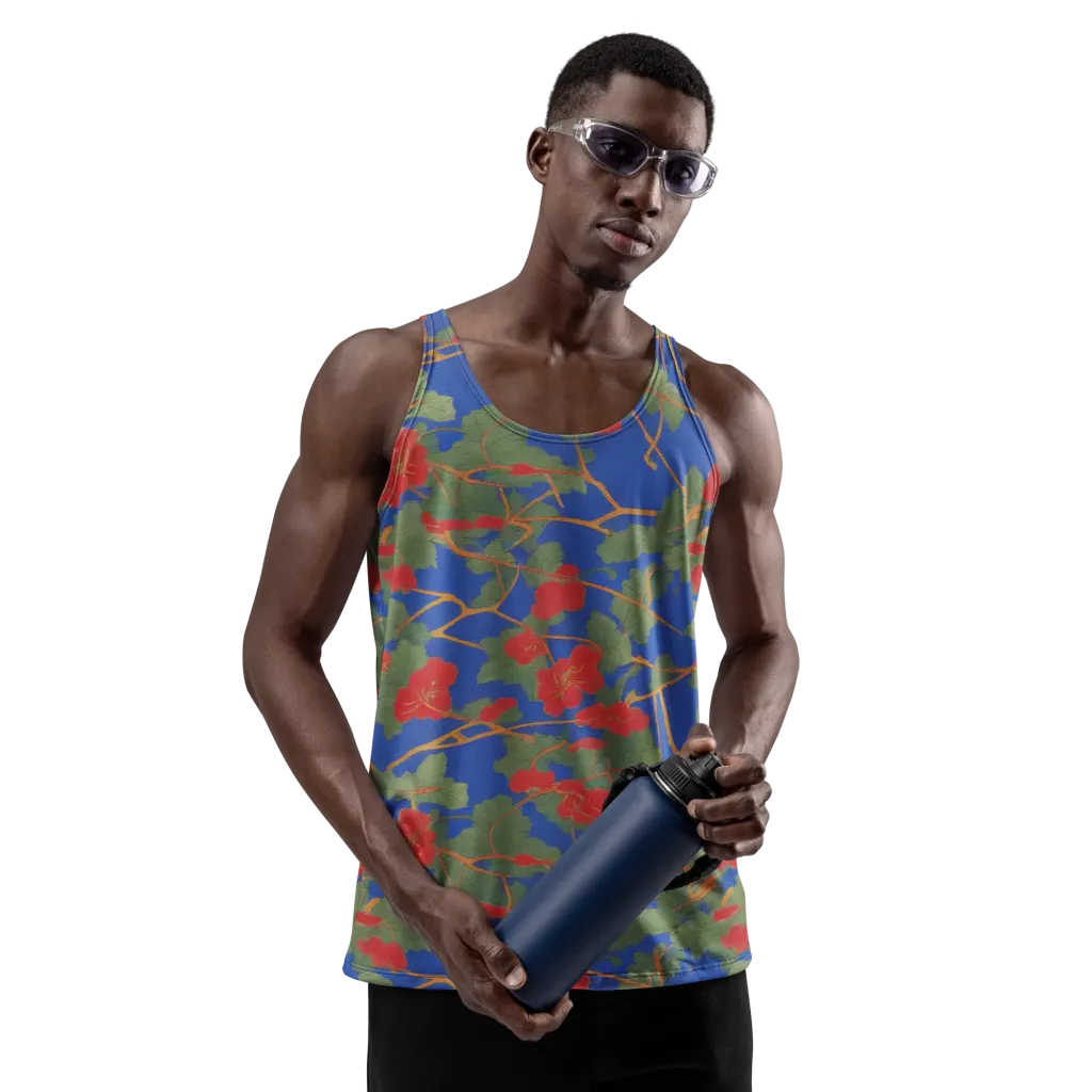 Scarlet Vine on Men's Tank Top — Front