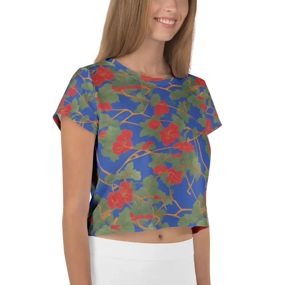 Scarlet Vine on Crop Tee — Right
