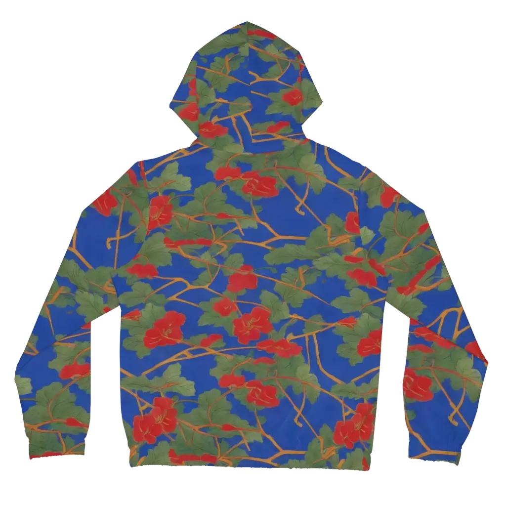 Scarlet Vine on Women's Full-Zip Hoodie — Back
