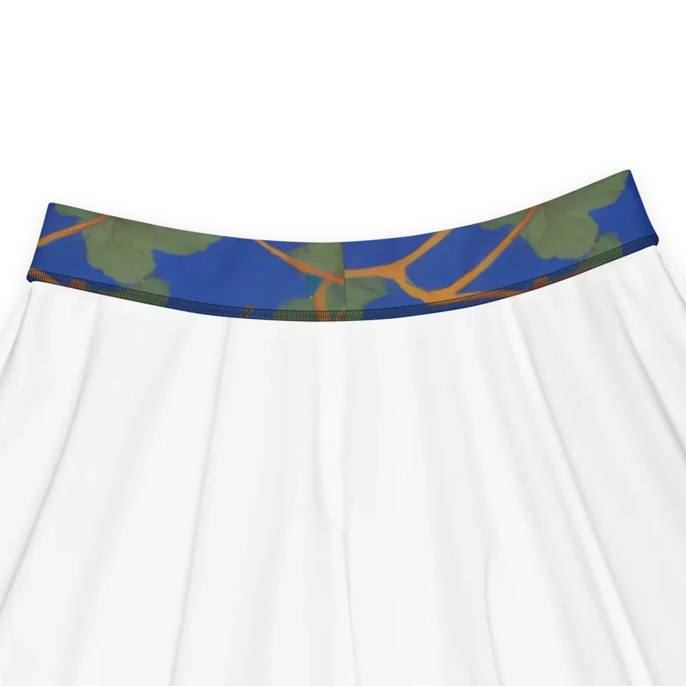 Scarlet Vine on Skater Skirt — Product details