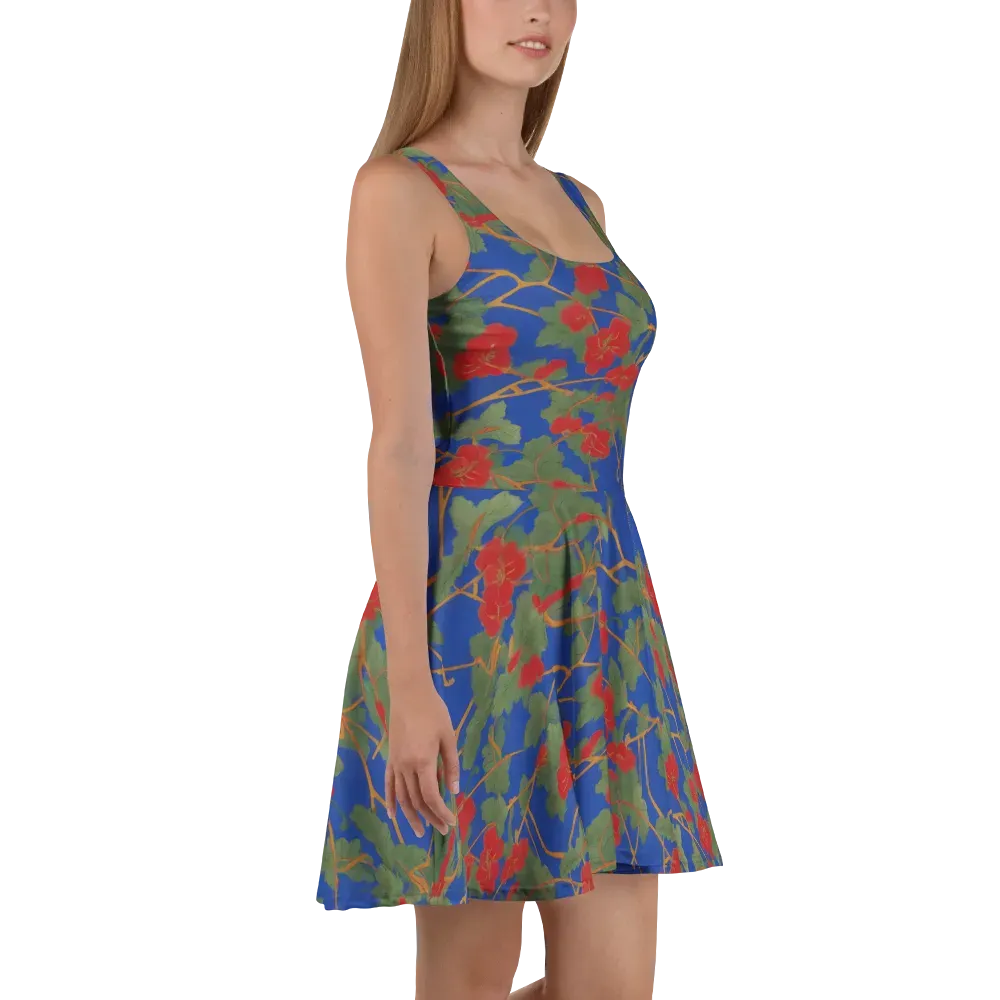 Scarlet Vine on Skater Dress — Right