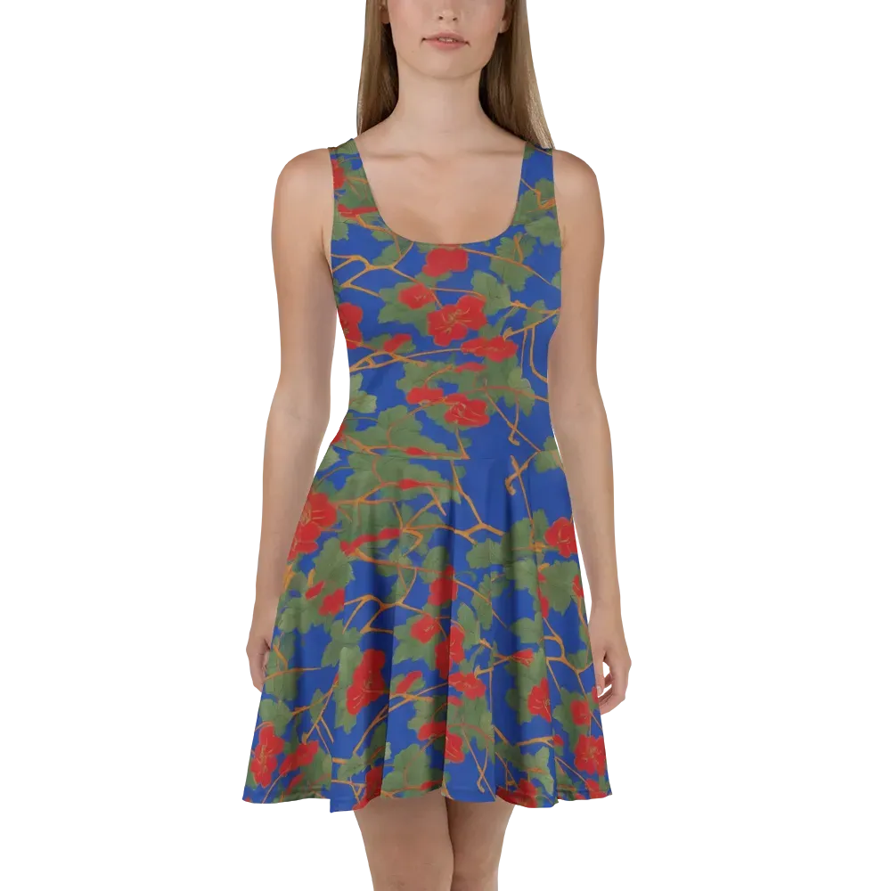 Scarlet Vine on Skater Dress — Front