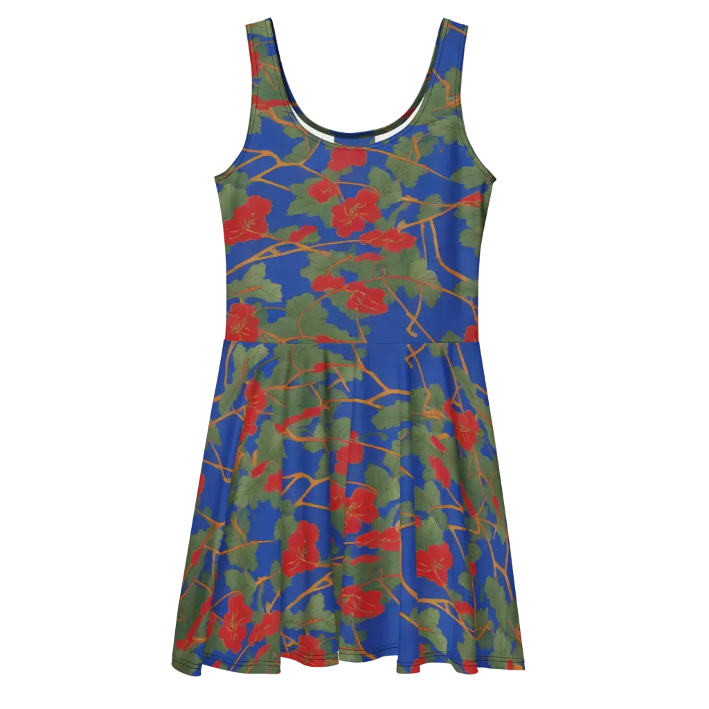 Scarlet Vine on Skater Dress — Front