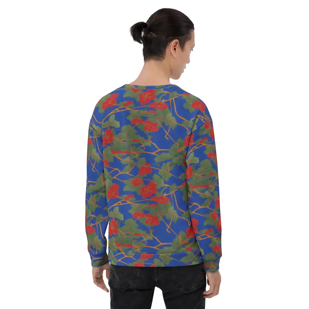 Scarlet Vine on Sweatshirt — Back