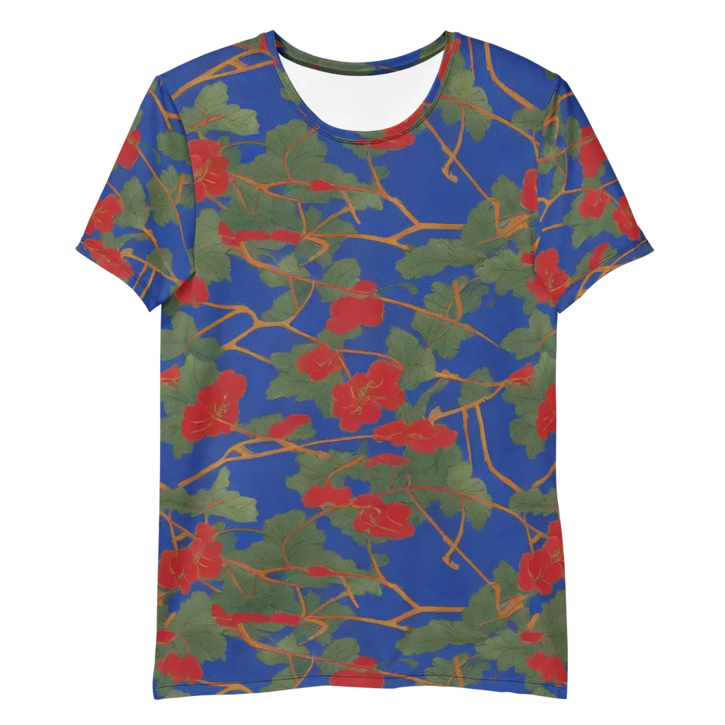 Scarlet Vine on Men's Athletic T-Shirt — Front