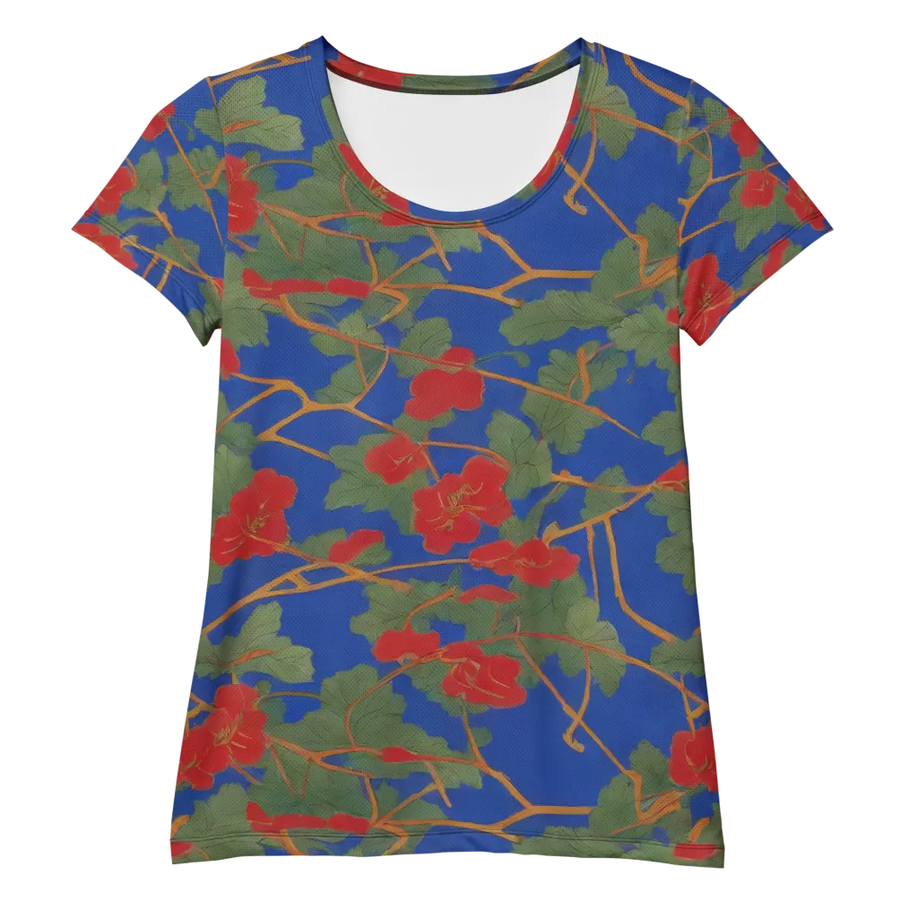 Scarlet Vine on Women's Athletic T-Shirt — Front