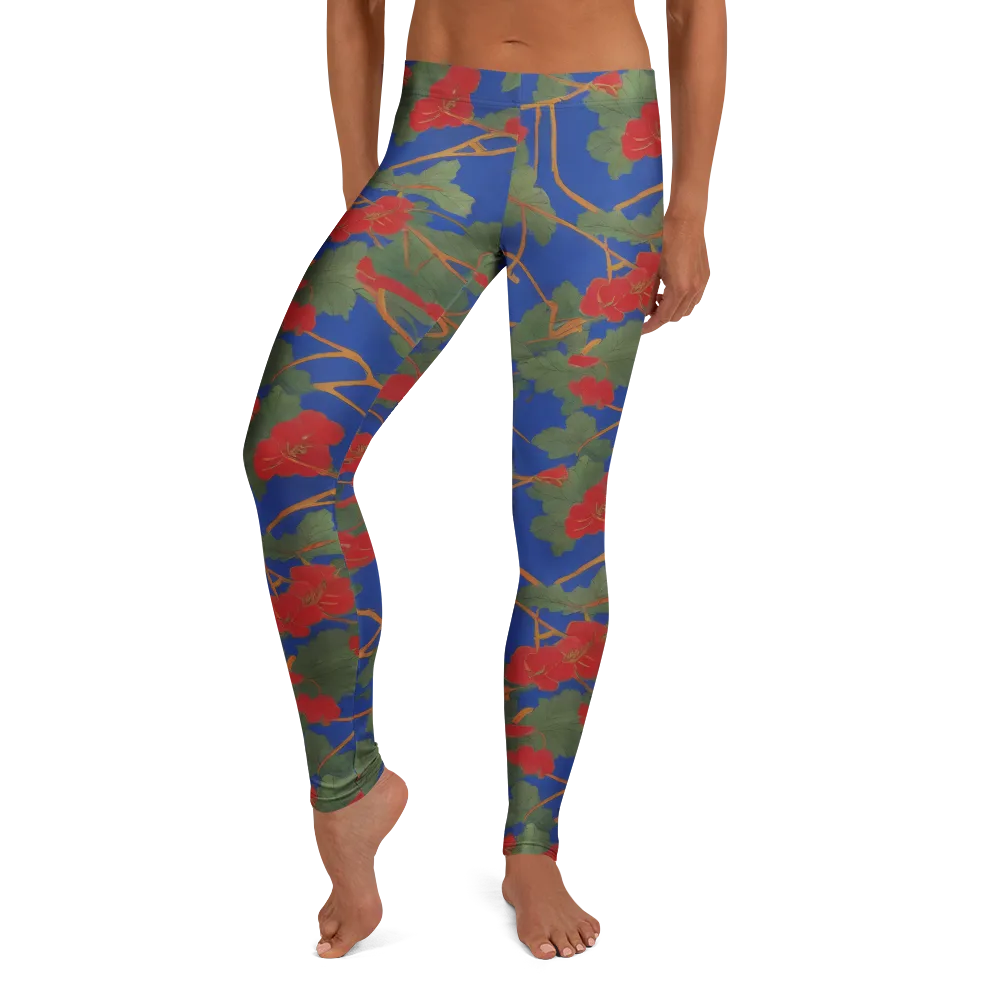 Scarlet Vine on Leggings — Front