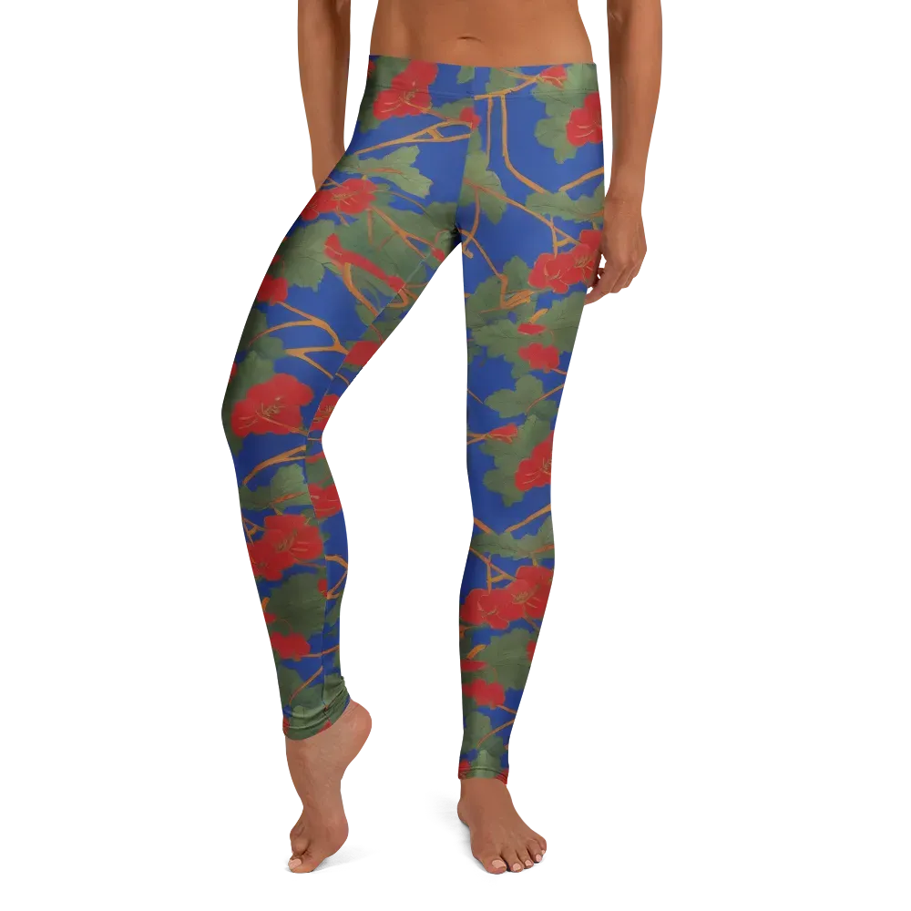 Scarlet Vine on Leggings — Front