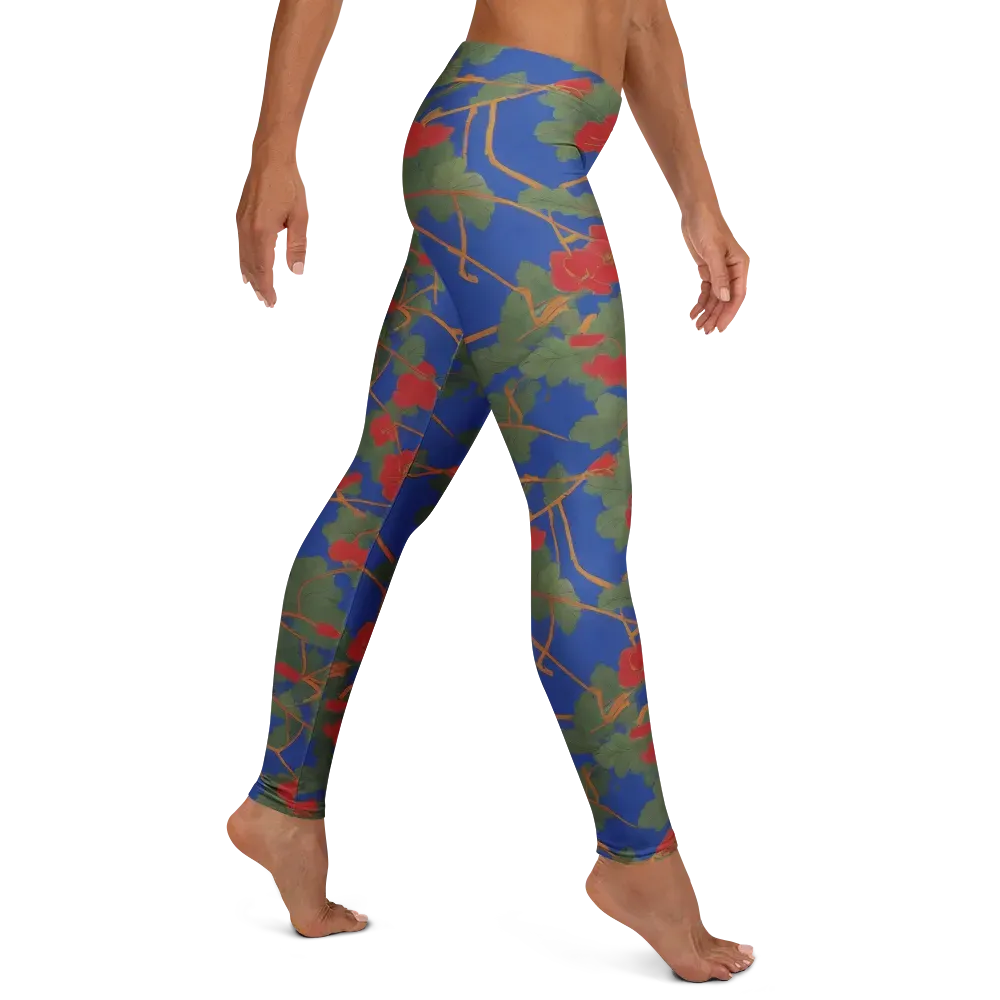 Scarlet Vine on Leggings — Right
