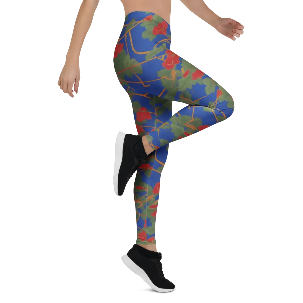 Scarlet Vine on Leggings — Right