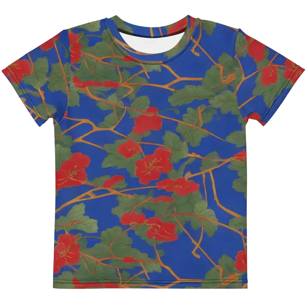 Scarlet Vine on Kids Crew Neck T-Shirt — Front