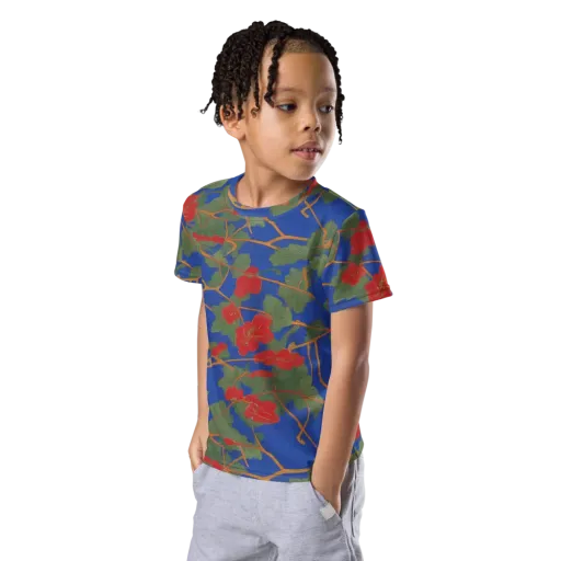 Scarlet Vine on a Kids Crew Neck T-Shirt