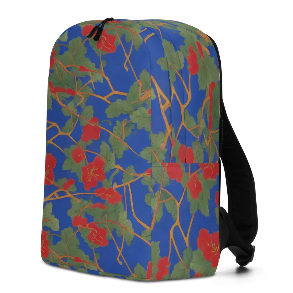 Scarlet Vine on Minimalist Backpack — Left