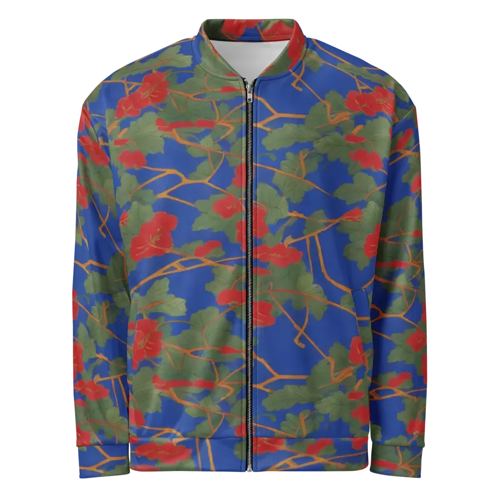 Scarlet Vine on Bomber Jacket — Front
