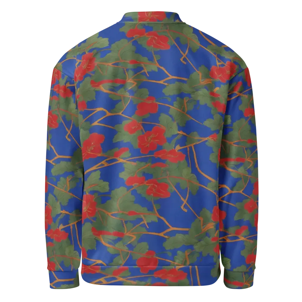 Scarlet Vine on Bomber Jacket — Back