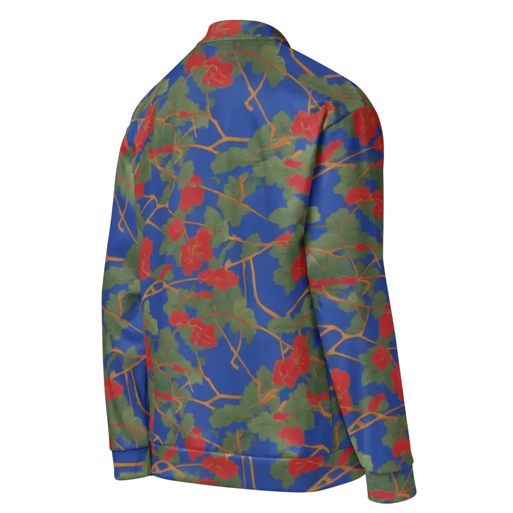 Scarlet Vine on Bomber Jacket — Right Back