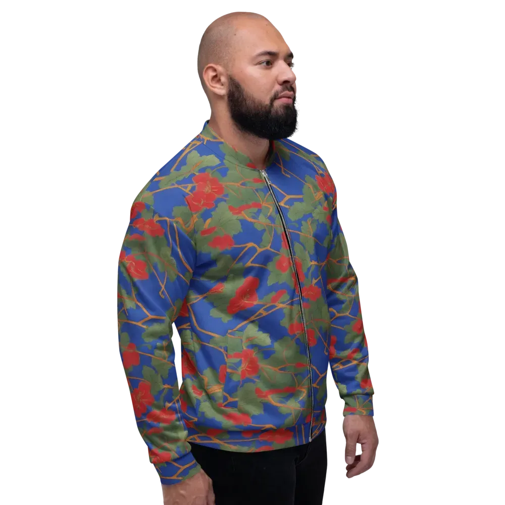 Scarlet Vine on Bomber Jacket — Right
