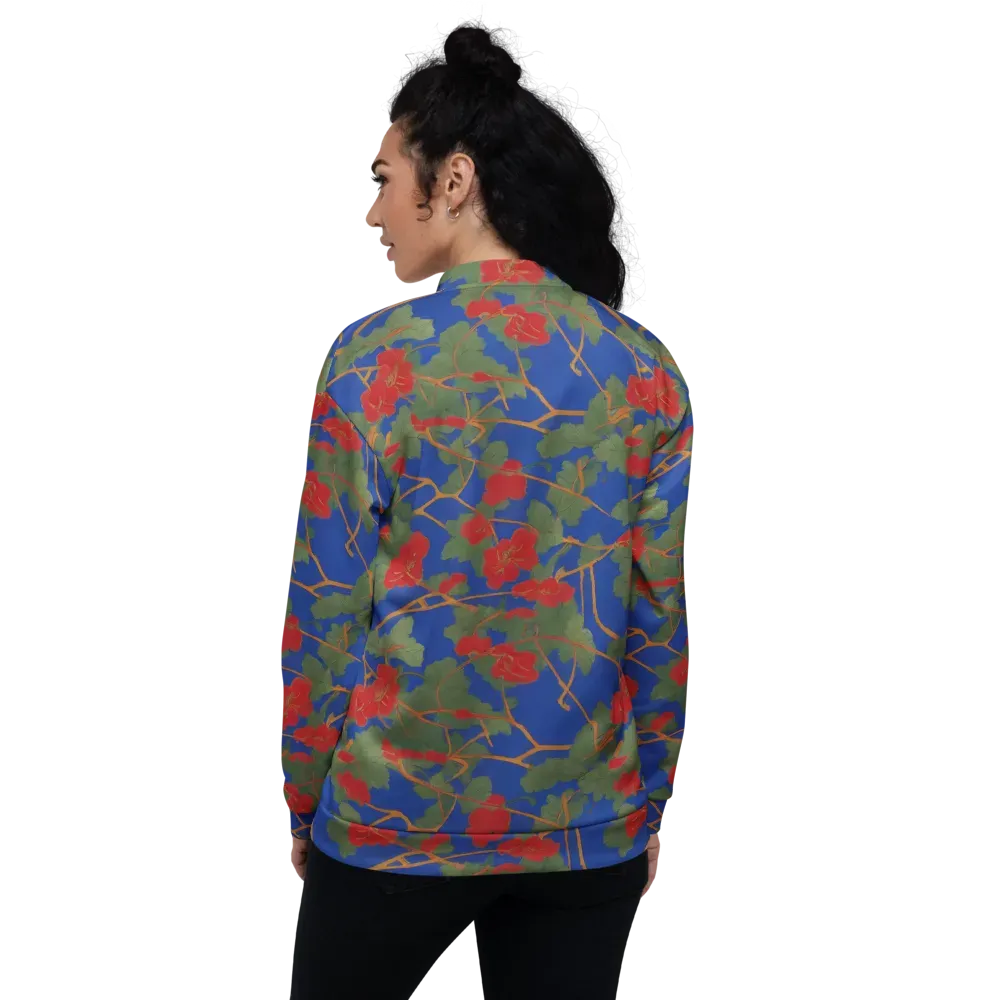 Scarlet Vine on Bomber Jacket — Back
