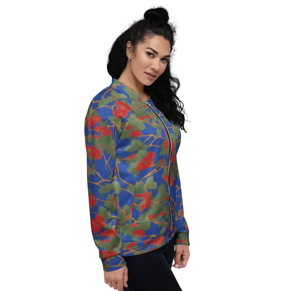 Scarlet Vine on Bomber Jacket — Right