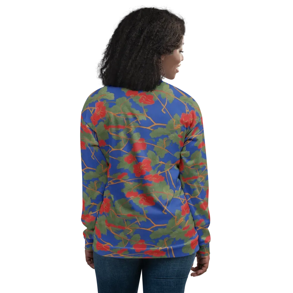 Scarlet Vine on Bomber Jacket — Back