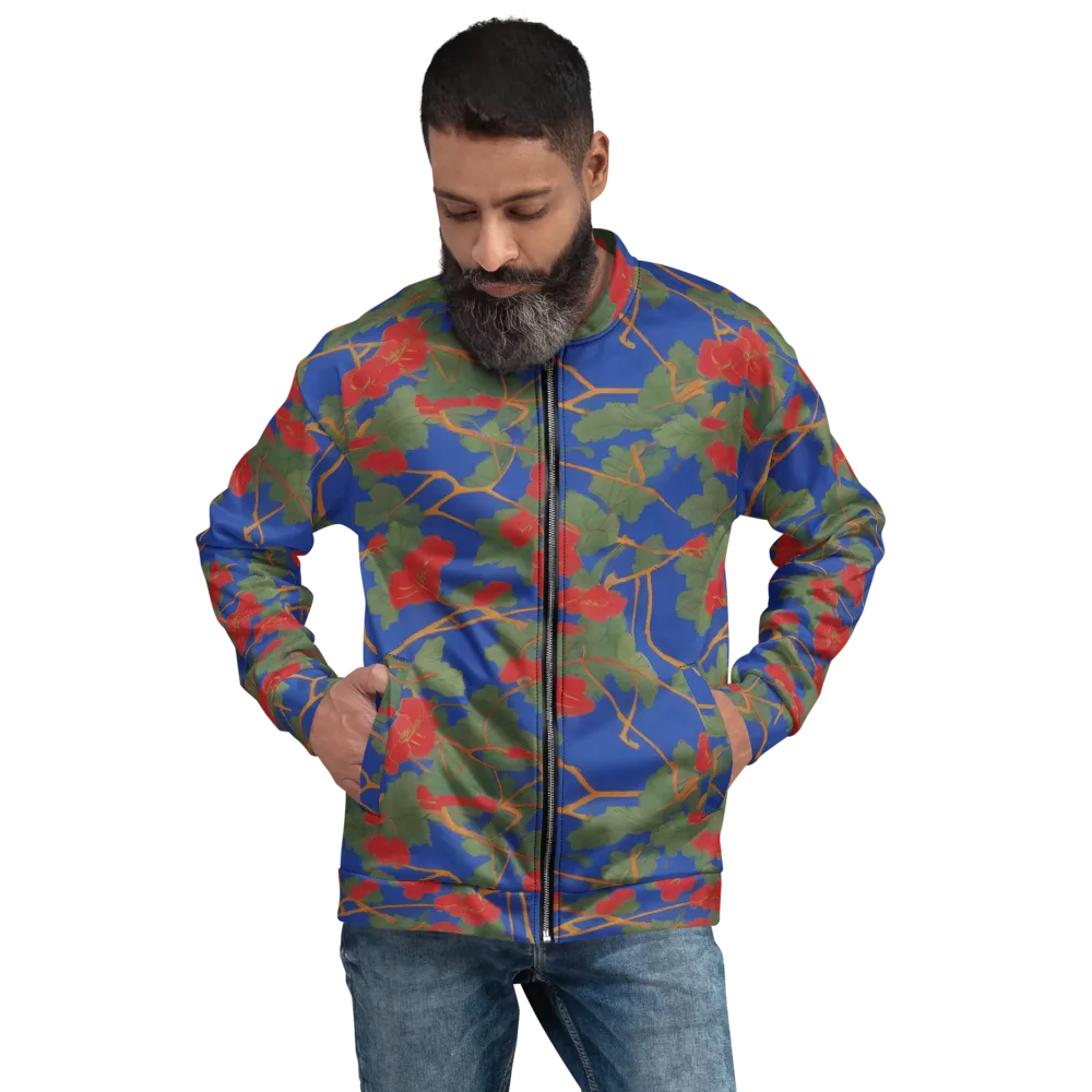 Scarlet Vine on Bomber Jacket — Front