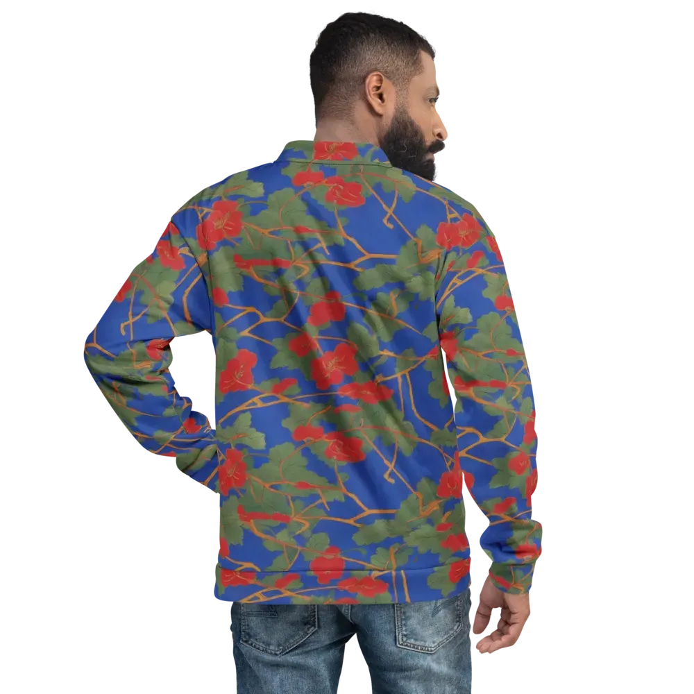 Scarlet Vine on Bomber Jacket — Back