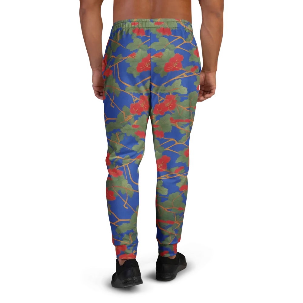 Scarlet Vine on Men's Joggers — Back