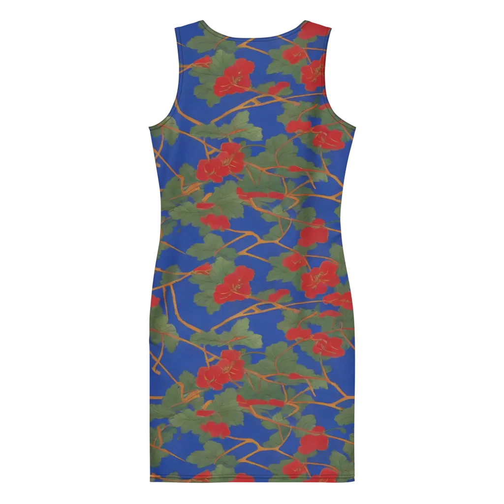 Scarlet Vine on Bodycon Dress — Back