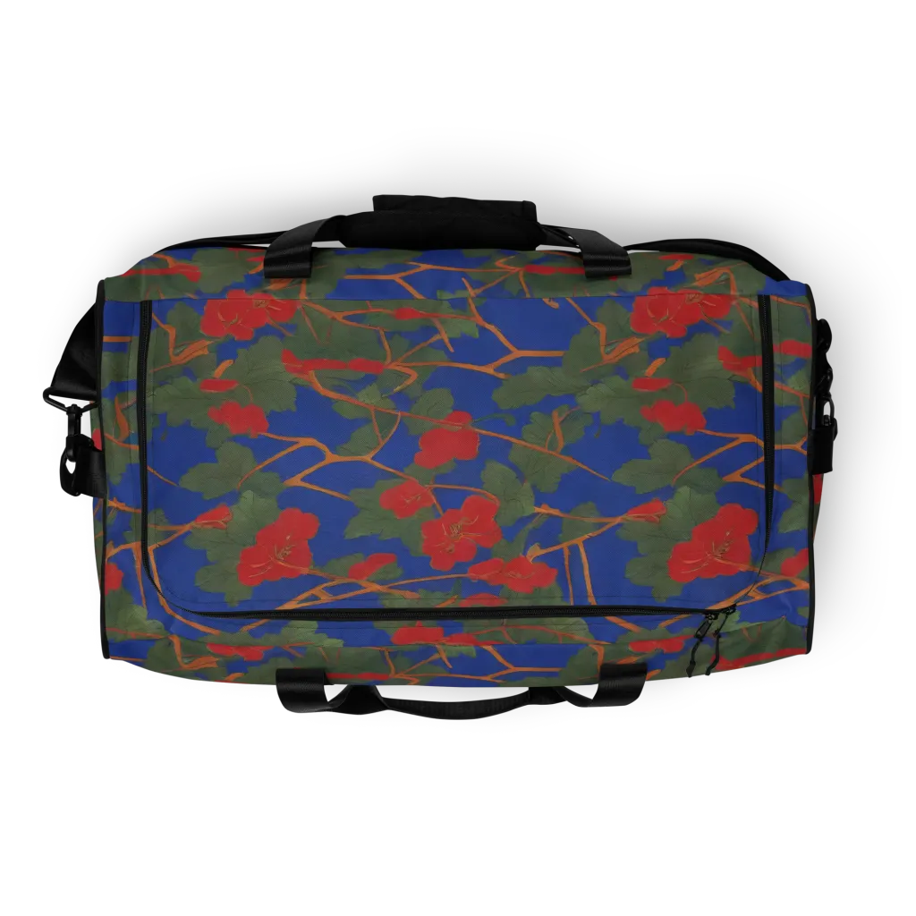 Scarlet Vine on Duffle Bag — Top