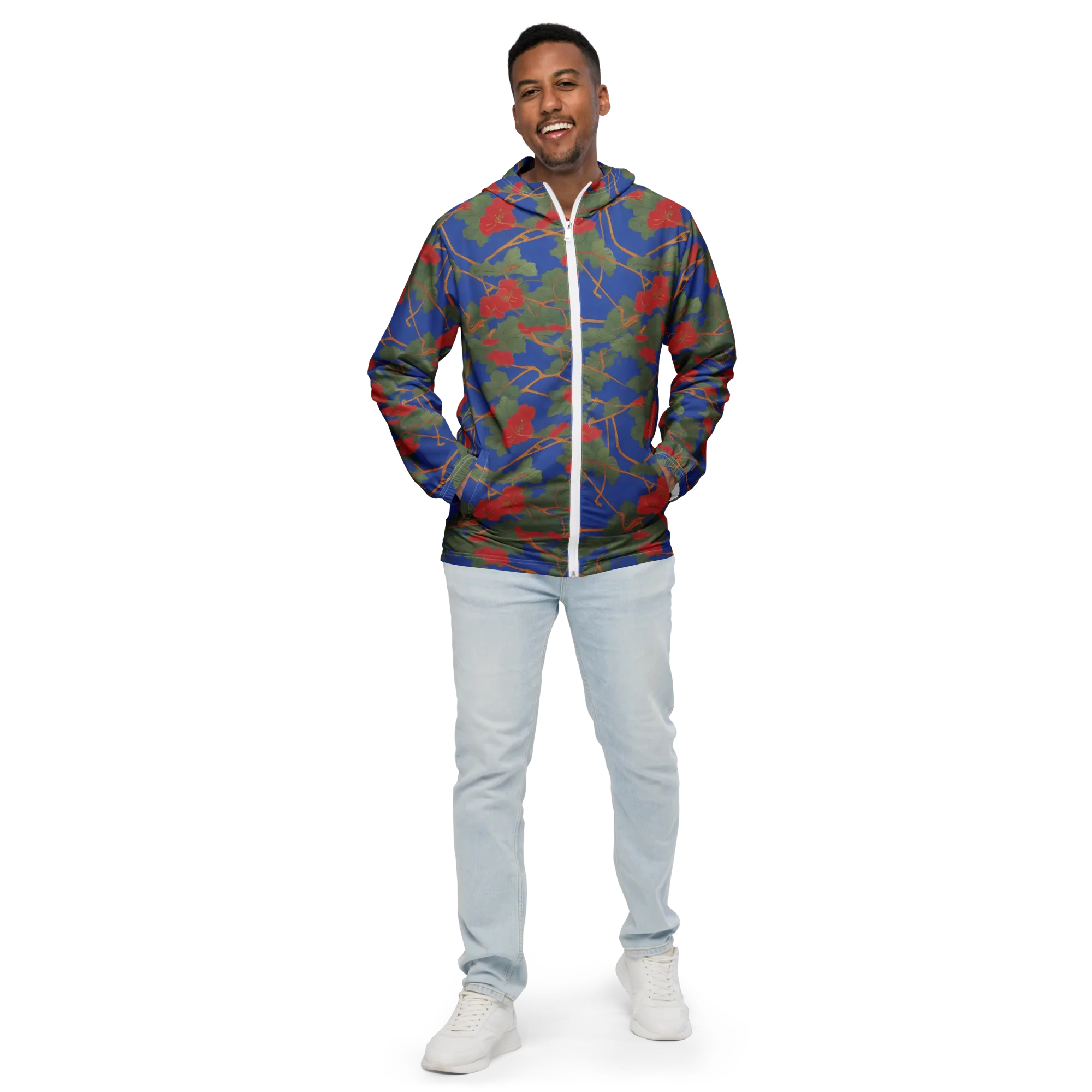 Scarlet Vine on Men's Windbreaker — Front