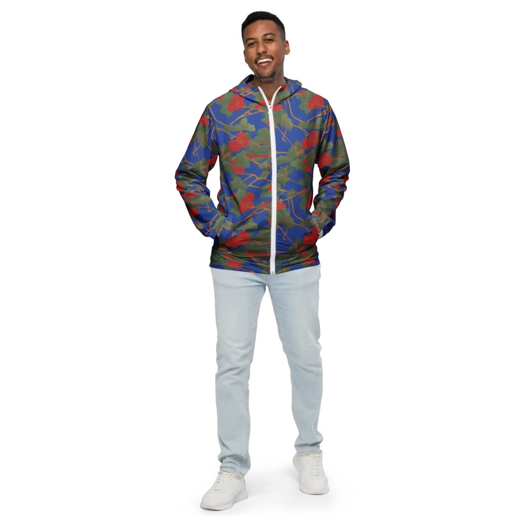 Scarlet Vine on Men's Windbreaker — Front