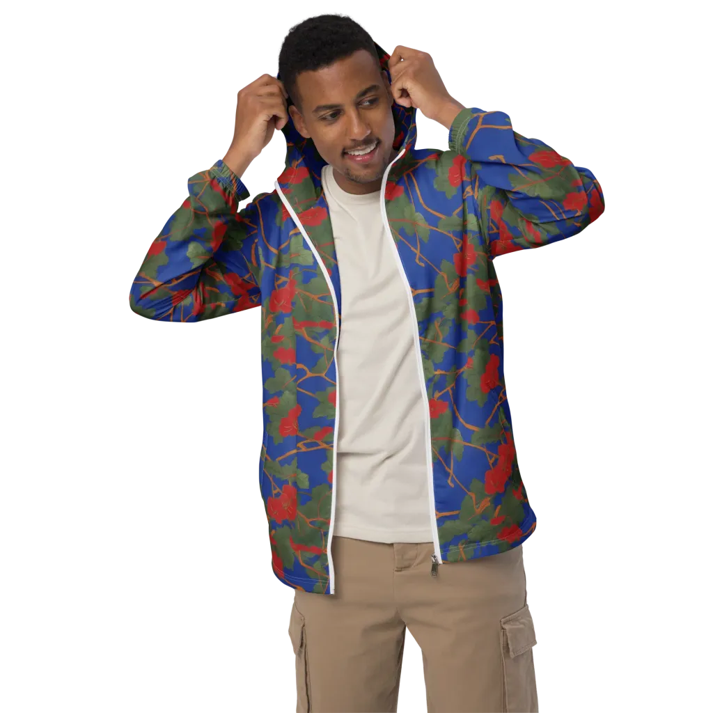 Scarlet Vine on Men's Windbreaker — Front