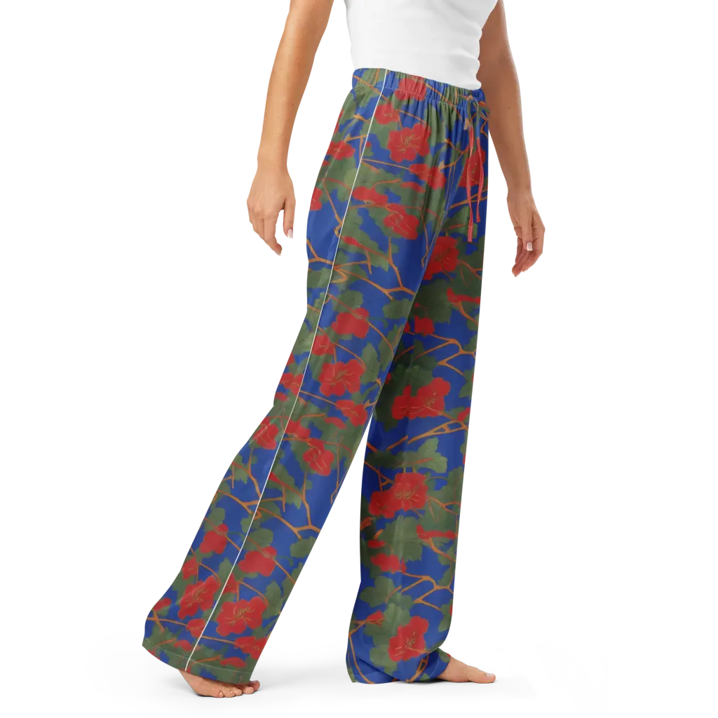 Scarlet Vine on Women's Pajama Pants — Right Front