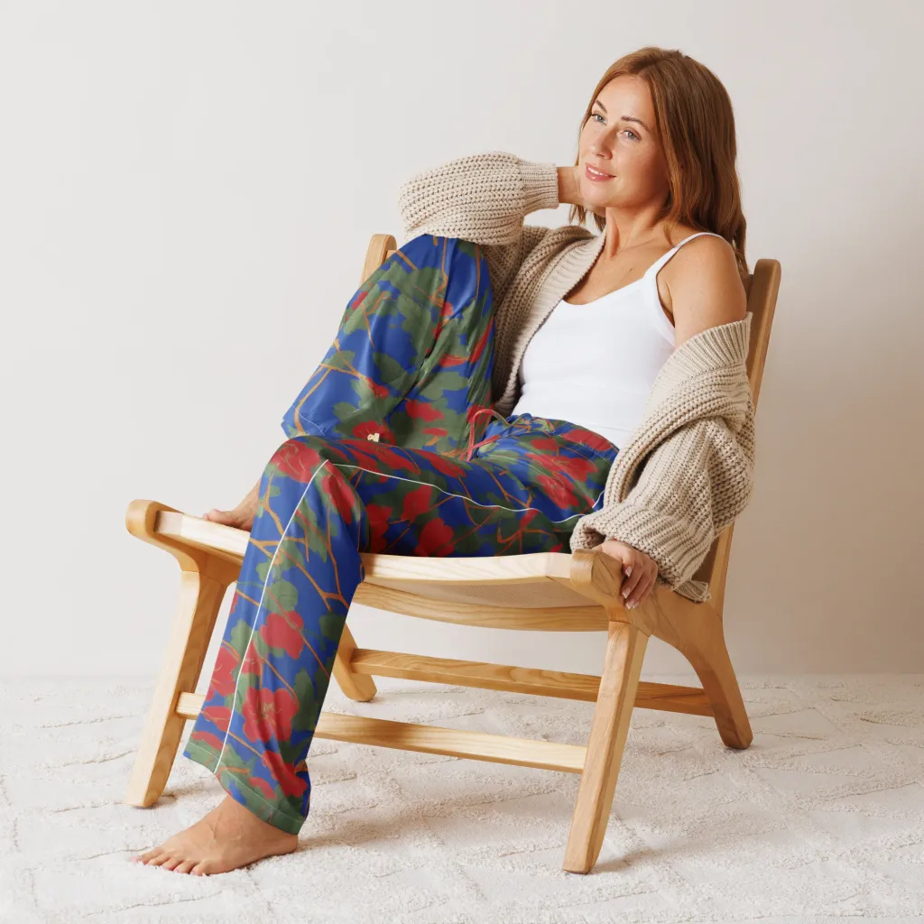 Scarlet Vine on Women's Pajama Pants — Front