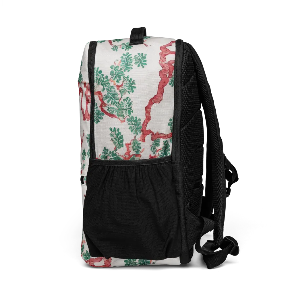 Coral Canopy on Utility Backpack — Left