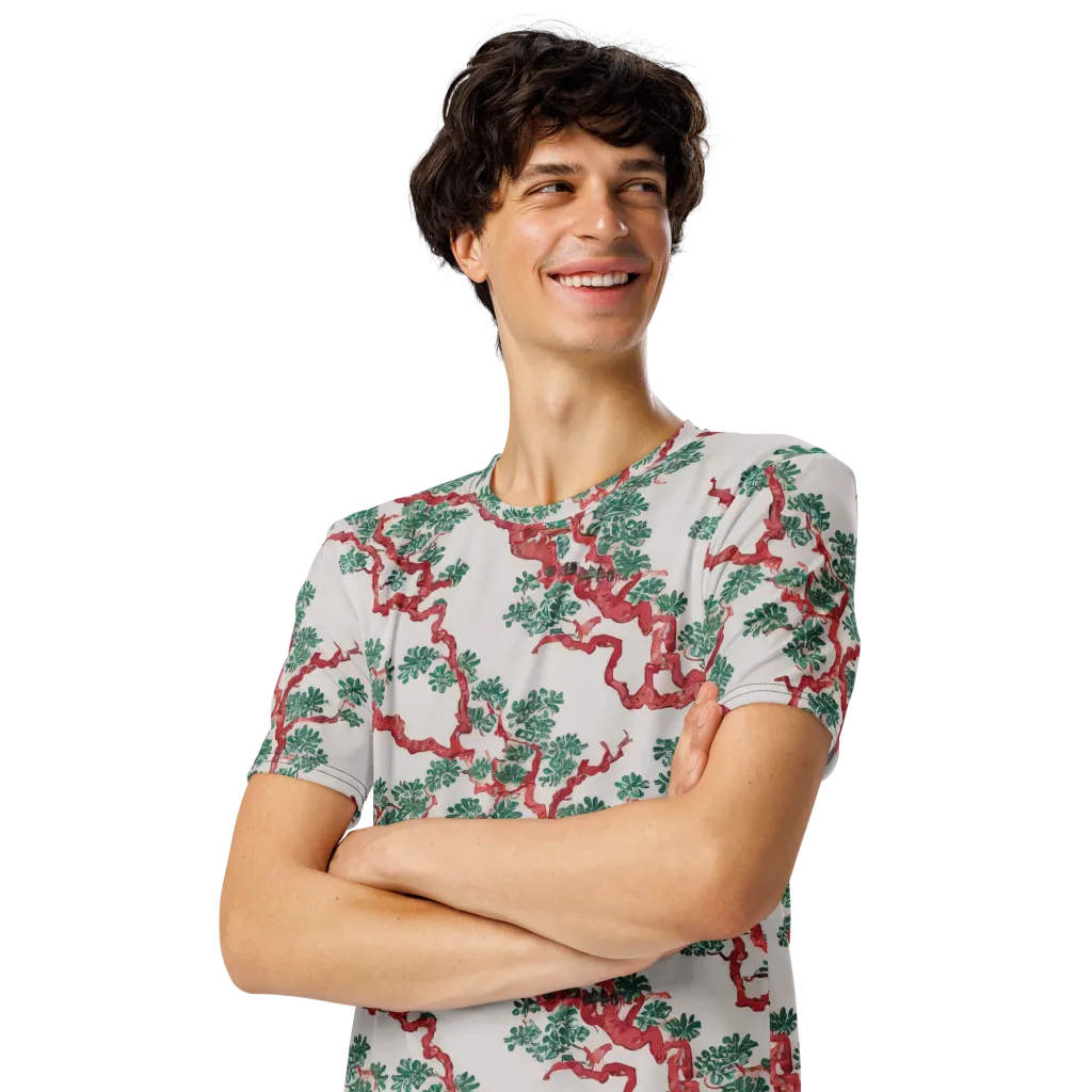 Coral Canopy on Men's Crew Neck T-Shirt — Left Front