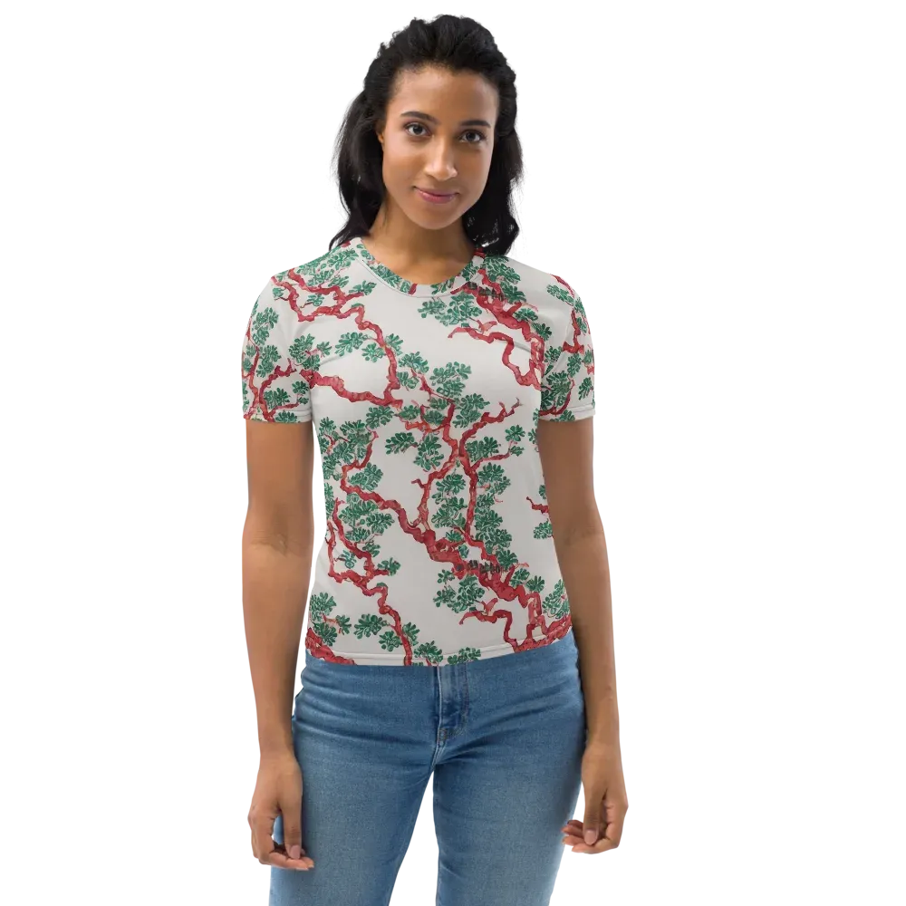 Coral Canopy on Women's Crew Neck T-Shirt — Front