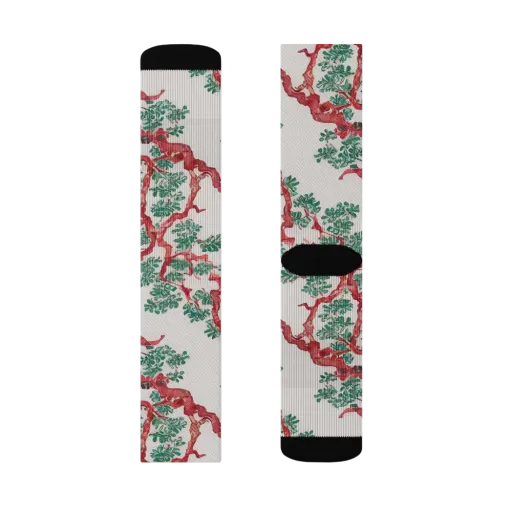 Coral Canopy on a Socks