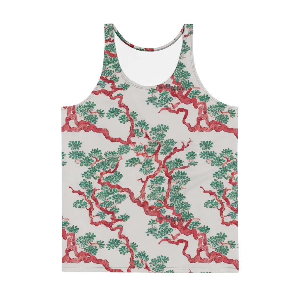 Coral Canopy on Men's Tank Top — Front