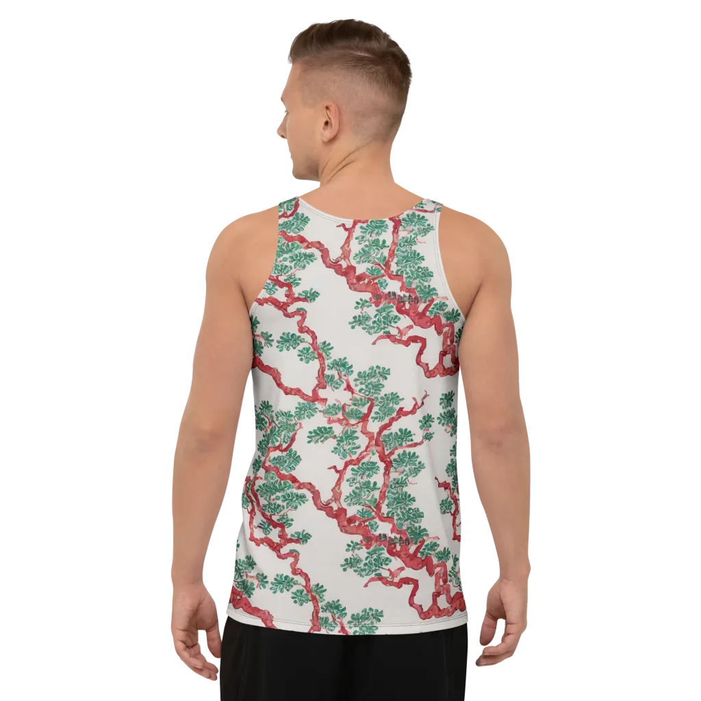 Coral Canopy on Men's Tank Top — Back