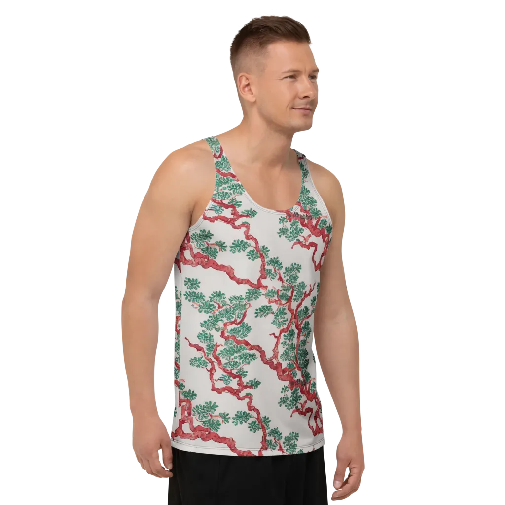 Coral Canopy on Men's Tank Top — Right Front