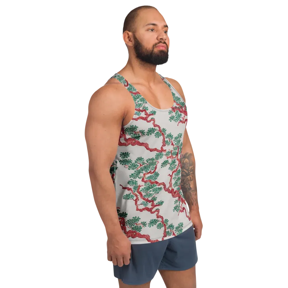 Coral Canopy on Men's Tank Top — Right Front