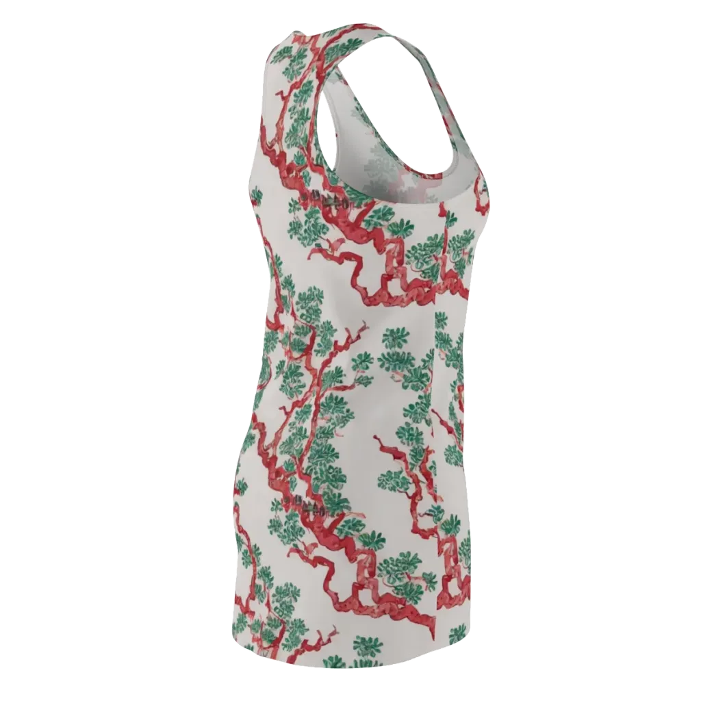 Coral Canopy on Racerback Dress — Back Side