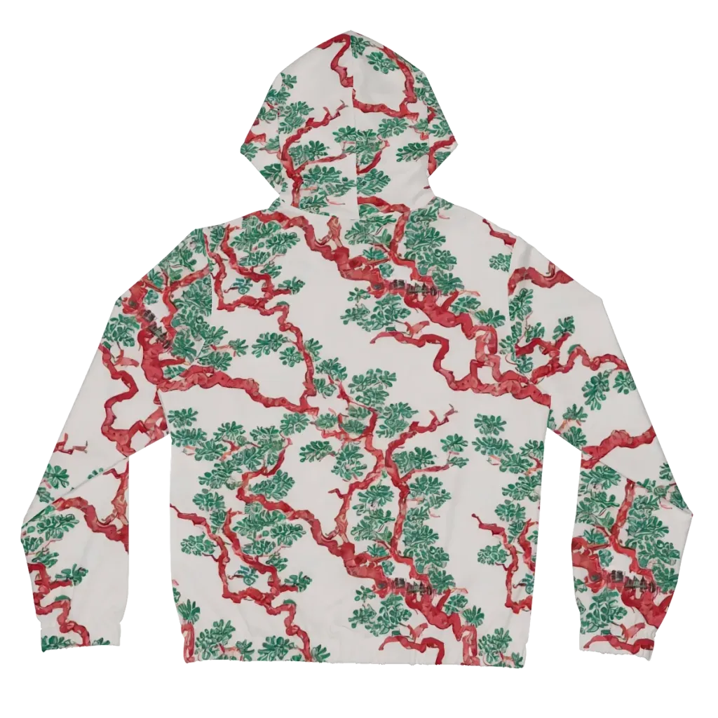 Coral Canopy on Women's Full-Zip Hoodie — Back