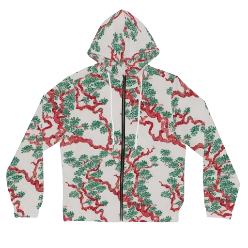 Coral Canopy on a Women's Full-Zip Hoodie