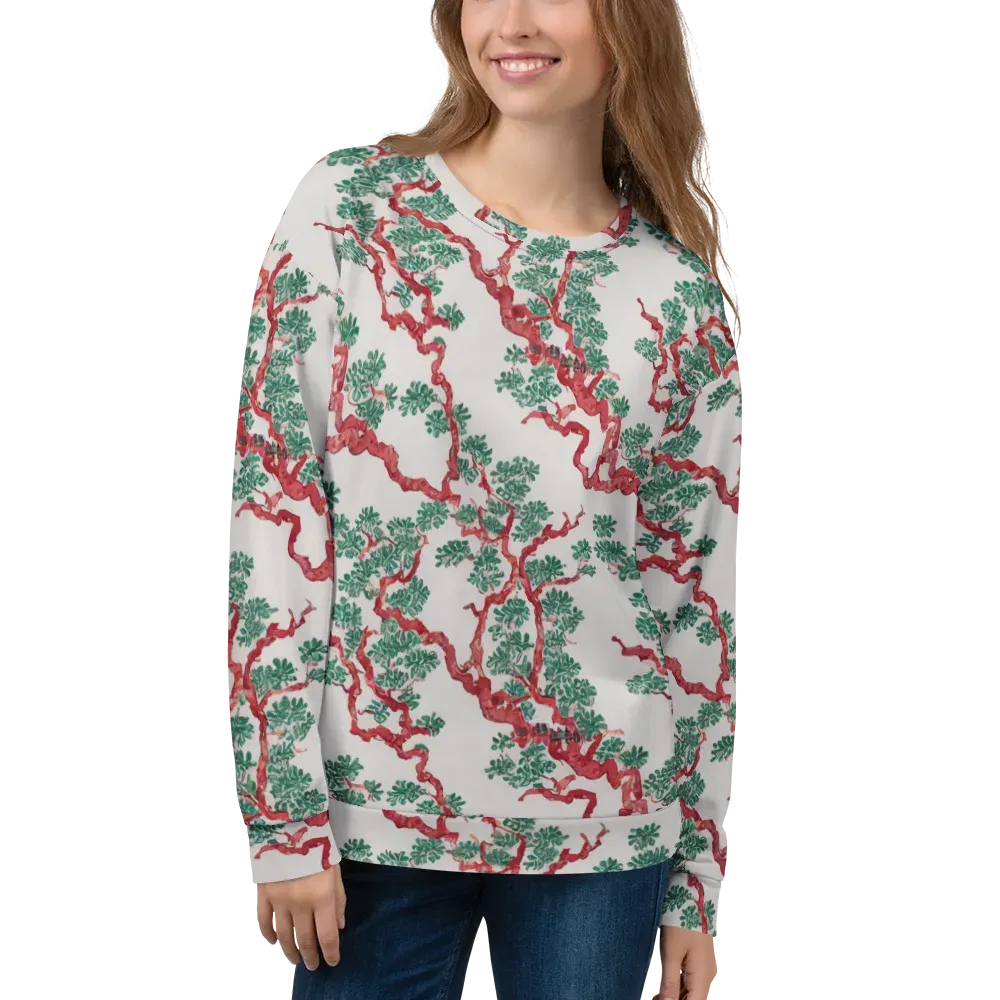 Coral Canopy on Sweatshirt — Front
